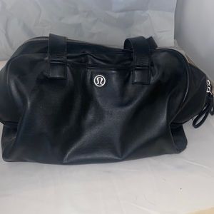 Lululemon Authentic black travel weekender laptop bag .Excellent condition !